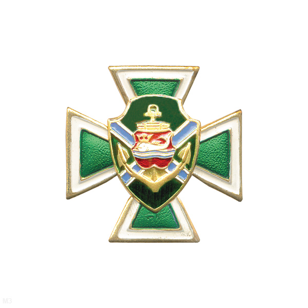 Значок мет. серии ПВ Крест с накл. симв. ПО