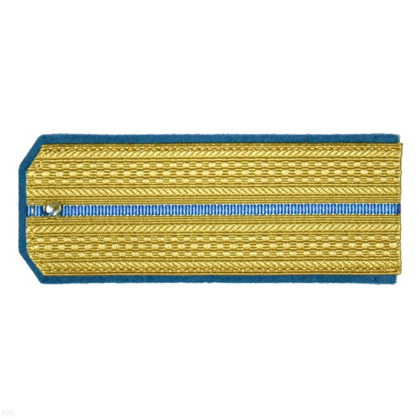 Погоны парад. зол. шелк. 1 голуб. пр.