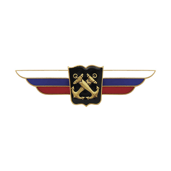 Значок мет. Должностной знак начальника высшего военного училища (ВМФ) (№67)