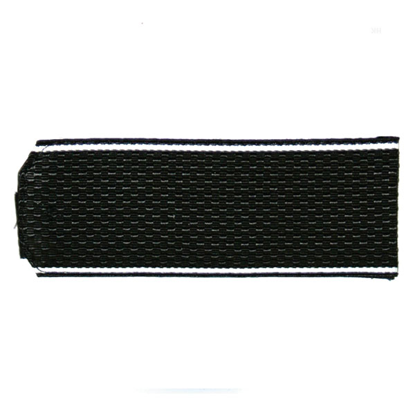 Погоны черн. бел. кант (на пластике)