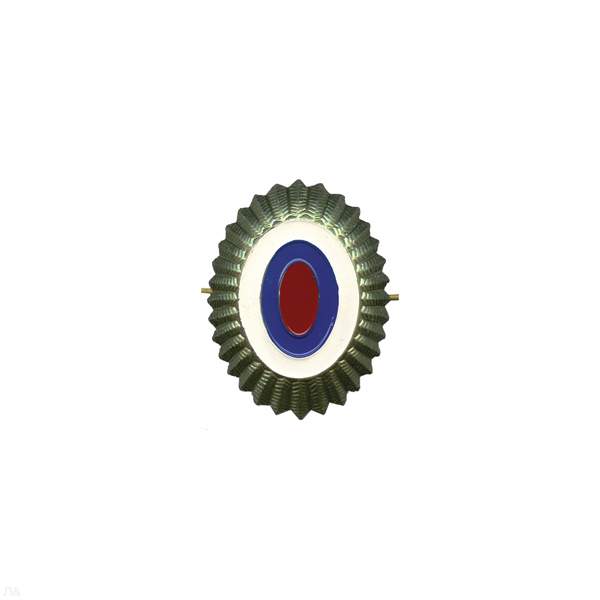 Кокарда мет. МВД мал. защ. с эмалью