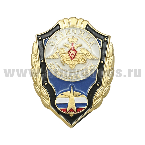 Значок мет. Отличник Космических войск