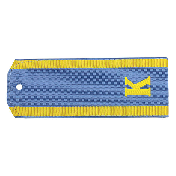 Погоны голуб. курсант. "К" (ФСБ нов/обр / ПС ФСБ руб.) на пластике