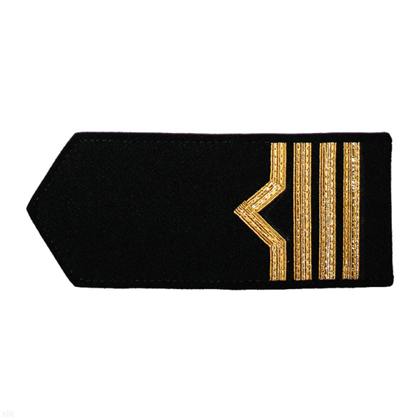 Погоны реч.фл. (жестк., галун) черн.: 4 катег.