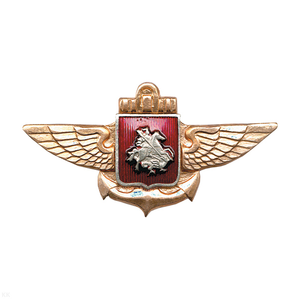 Значок мет. Авиация ВМФ (крылья с Георгием Победоносцем)
