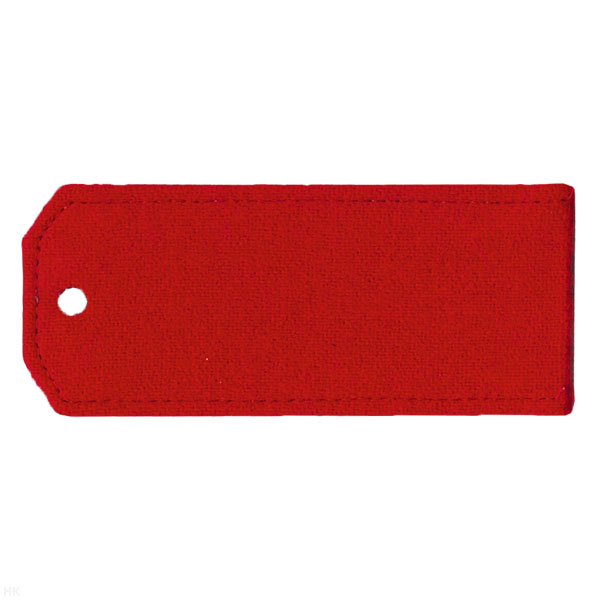 Погоны казачьи красное сукно чистые (повседневные узкие) 12 см