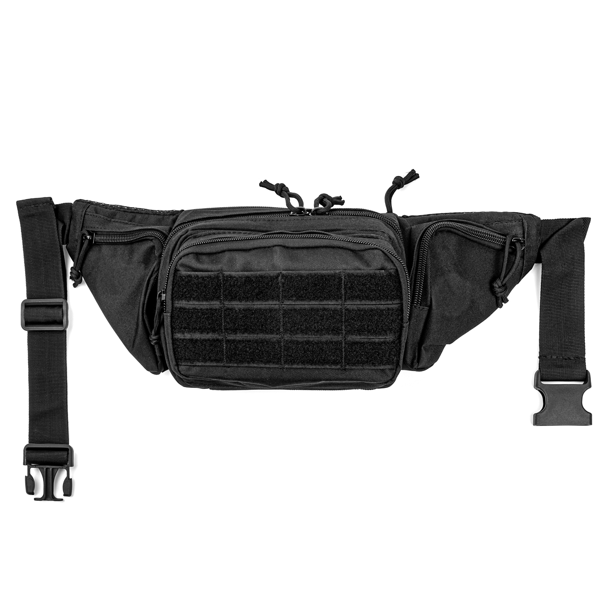 Сумка поясная черная (с системой крепления "MOLLE")