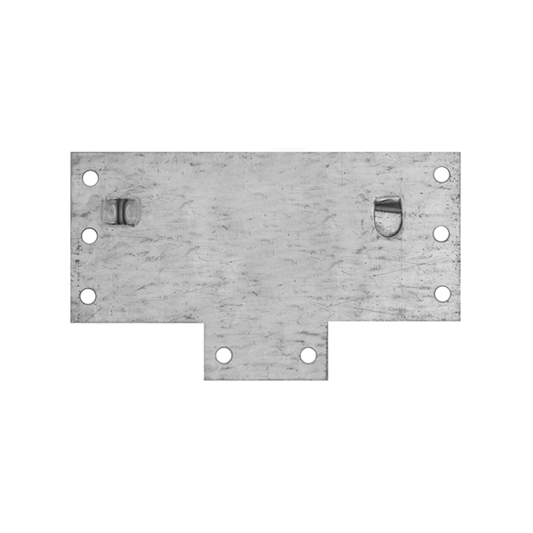 Основа под орденские планки (высота 12 мм, 3 награды в ряд, ст/обр, на булавке) №10