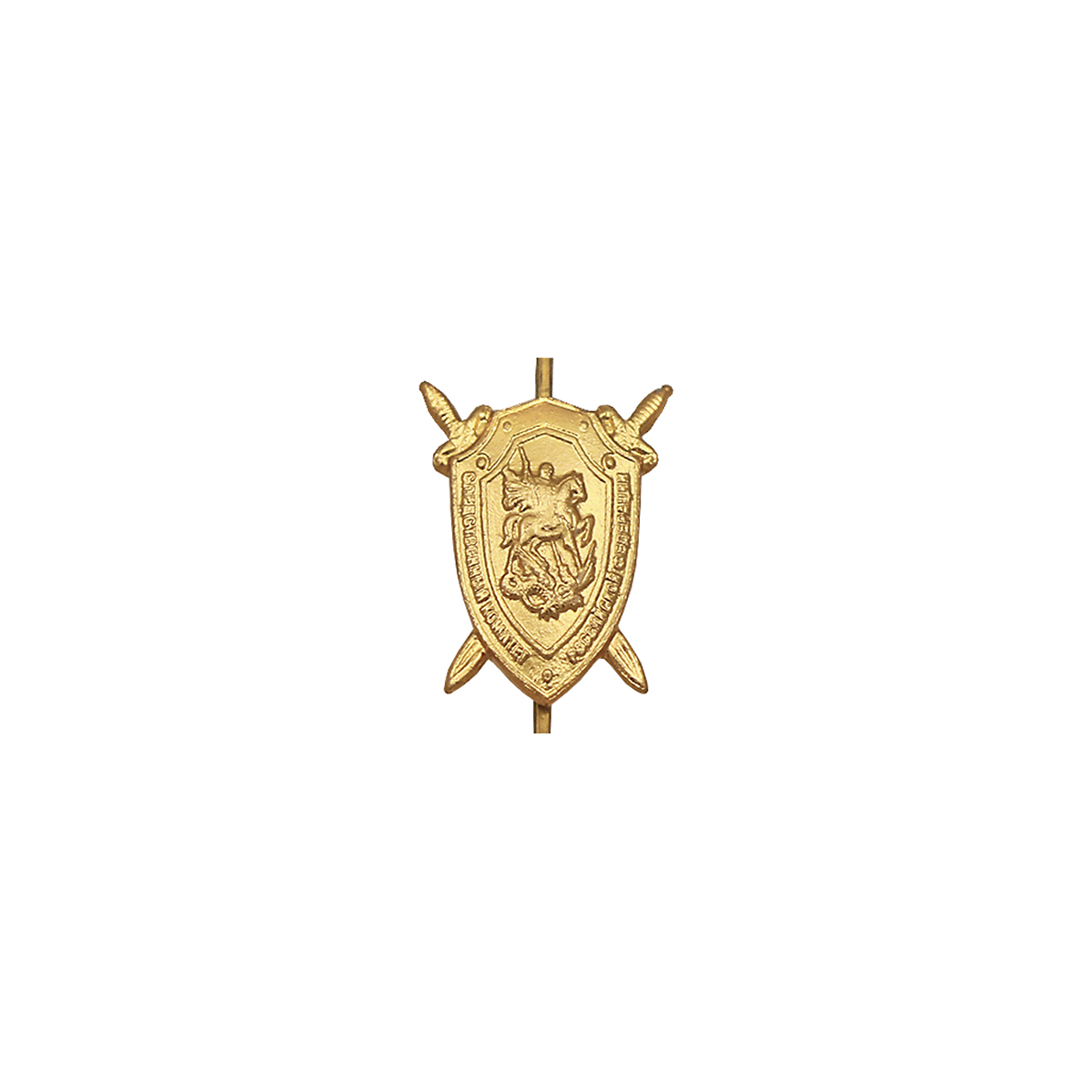 Эмбл. на погоны мет. Следственный комитет зол. (на "усах")