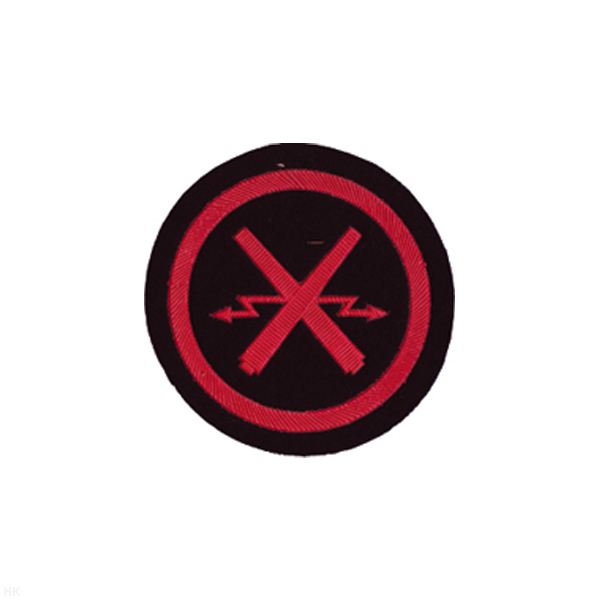 Шеврон пластизолевый БЧ ВМФ: артиллеристы