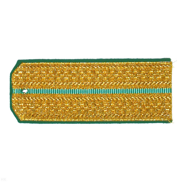 Погоны парад. зол. мет. 1 зел. пр.