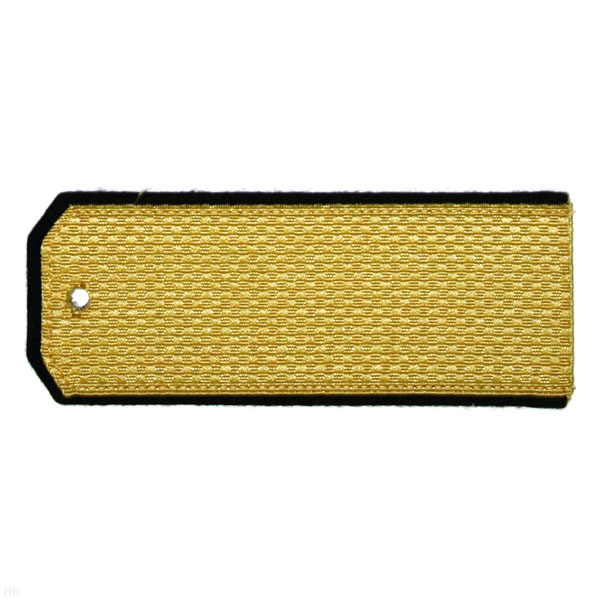 Погоны парад. зол. шелк. черн. кант
