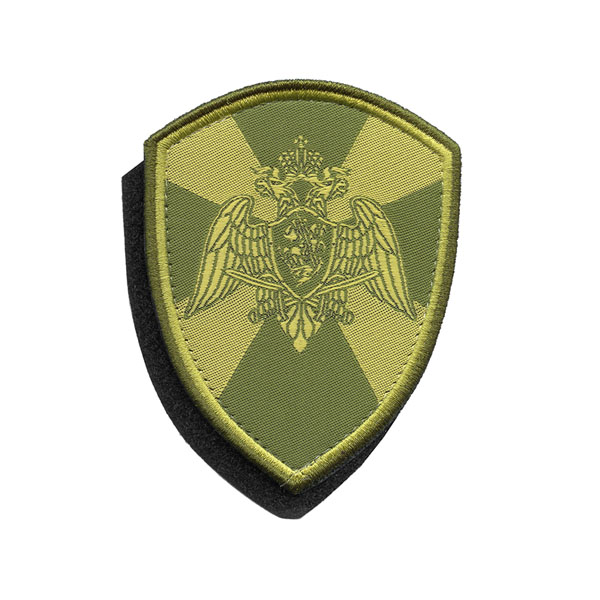 Шеврон тканый Росгвардия (общий) полевой на липучке