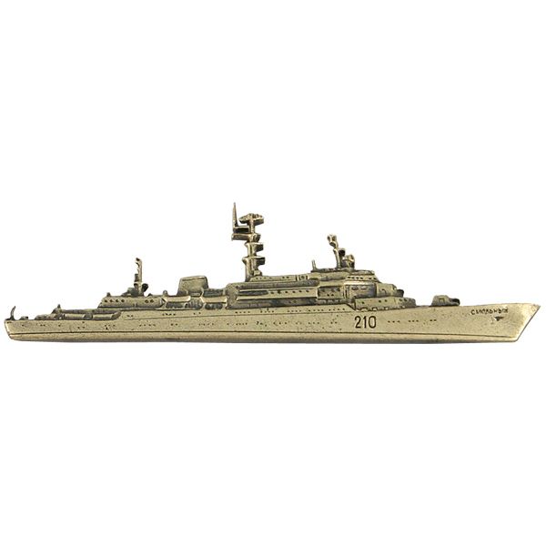 Значок мет. Учебный корабль Смольный (210) на 2 пимсах