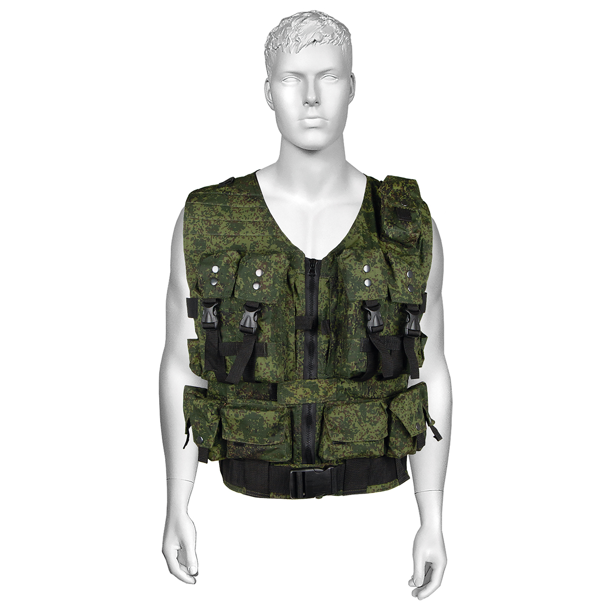 Жилет разгрузочный тактический Армейский "русская цифра" (х/б Rip-Stop)