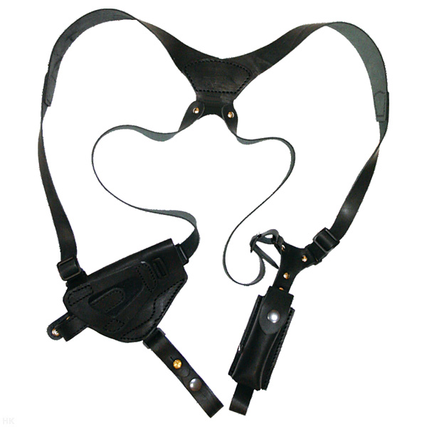 Кобура оперативная 14/2 (ОК-4/2) с запасной обоймой черная