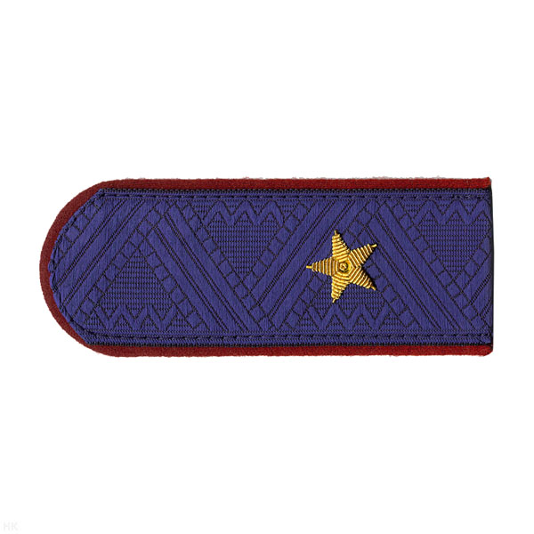 Погоны ФСИН генерал-майор на куртку (серо-синие с крап. кантом)