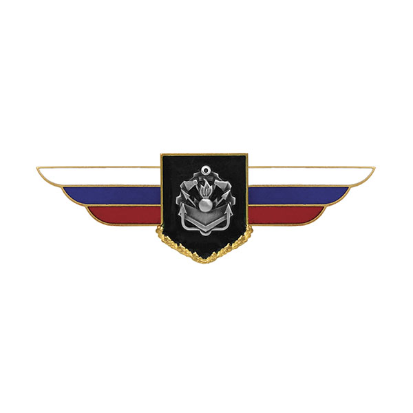 Значок мет. Должностной знак командира полка и ему равного соединения (инженерные войска) (№110)