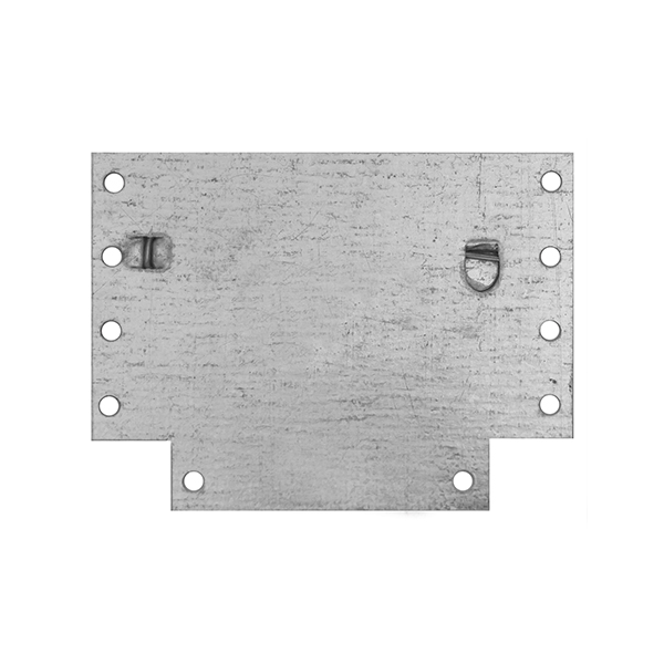 Основа под орденские планки (высота 12 мм, 3 награды в ряд, ст/обр, на булавке) №14