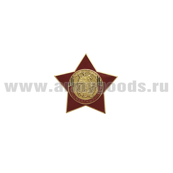 Значок мет. Бессмертный полк (звезда)