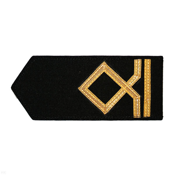 Погоны мор.фл. (жестк., галун) черн.: 2 катег.