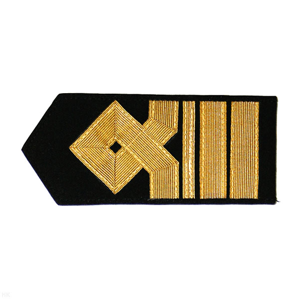 Погоны мор.фл. (жестк., галун) черн.: 8 катег.