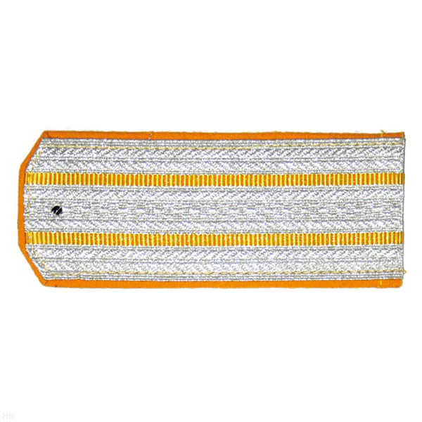 Погоны казачьи серебристые с желтым кантом с 2 желт. просв.