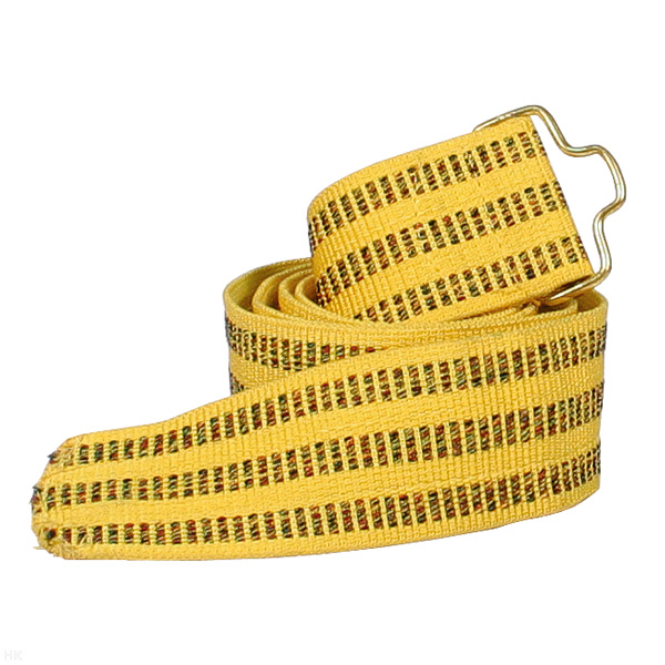 Полотно от парадного офицерского желтого шелкового ремня