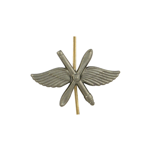 Эмбл. петл. мет. ВВС (крылья, пропеллер и зенитная пушка) защ.