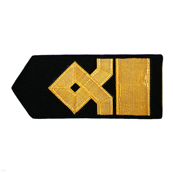 Погоны мор.фл. (жестк., галун) черн.: 11 катег.