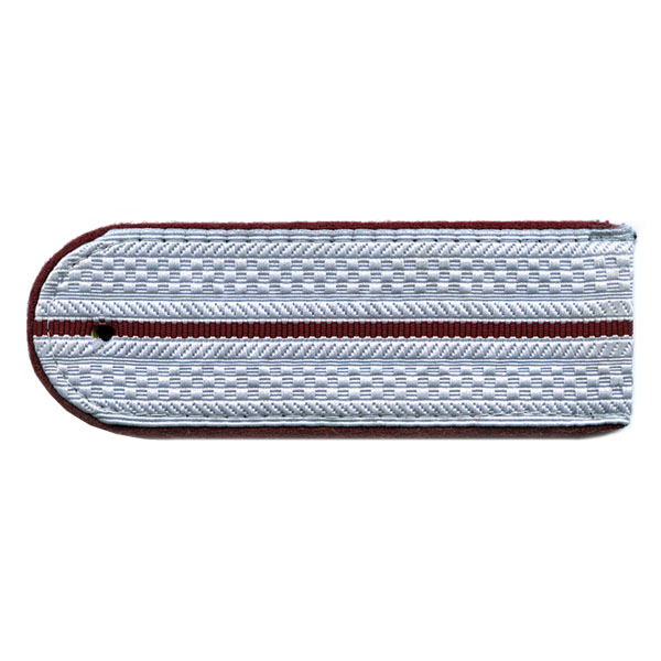 Погоны серые (крап. кант) 1 крап. пр. (ФСИН на рубашку) пластик