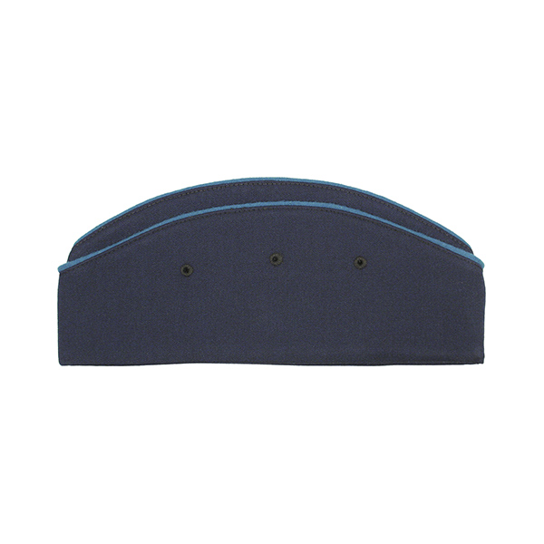 Пилотка ВВС синяя с двумя голубыми кантами п/ш