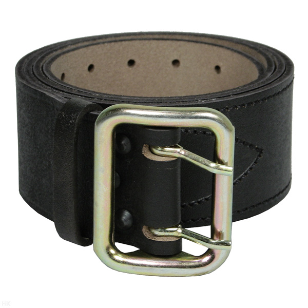 Ремень офиц. кожаный черный