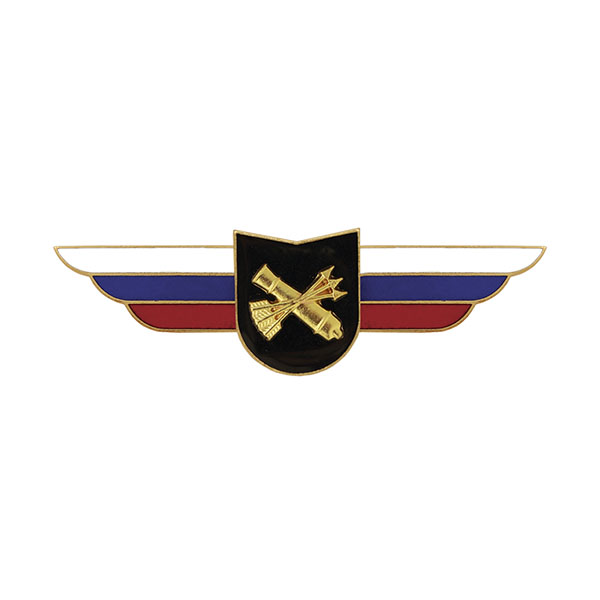 Значок мет. Должностной знак командира учебной воинской части (ПВО) (№45)