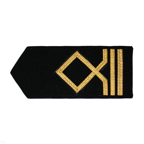 Погоны мор.фл. (жестк., галун) черн.: 3 катег.