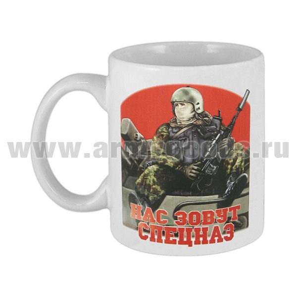 Кружка фарф. (0,3 л) Нас зовут спецназ