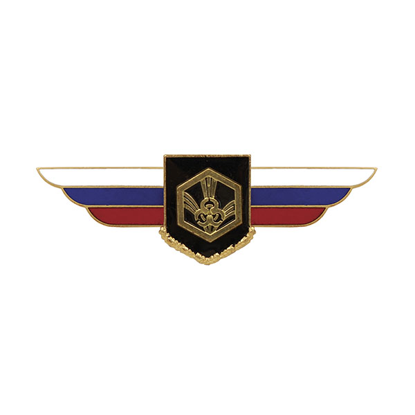 Значок мет. Должностной знак командира полка и ему равной воинской части (РХБЗ) №118