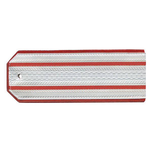 Погоны белые (красн. кант) 2 красн. пр. (Следственный комитет)