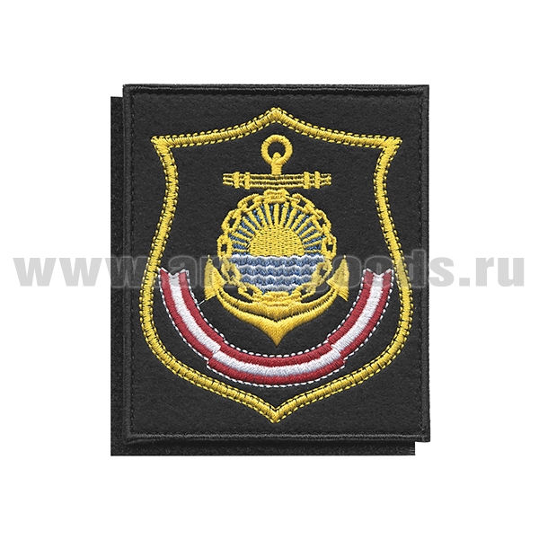 Шеврон вышит. ТОФ (щит) на липучке (приказ № 300 от 22.06.2015)