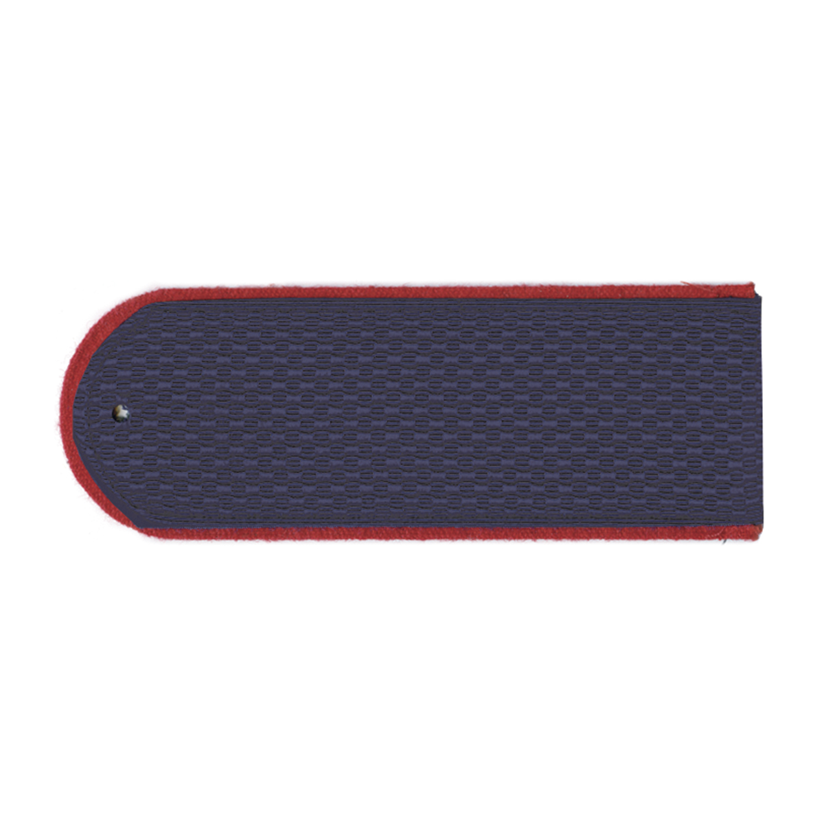 Погоны темно-синие (красн. кант) чистые Полиция (ОВД) на китель (пластик)