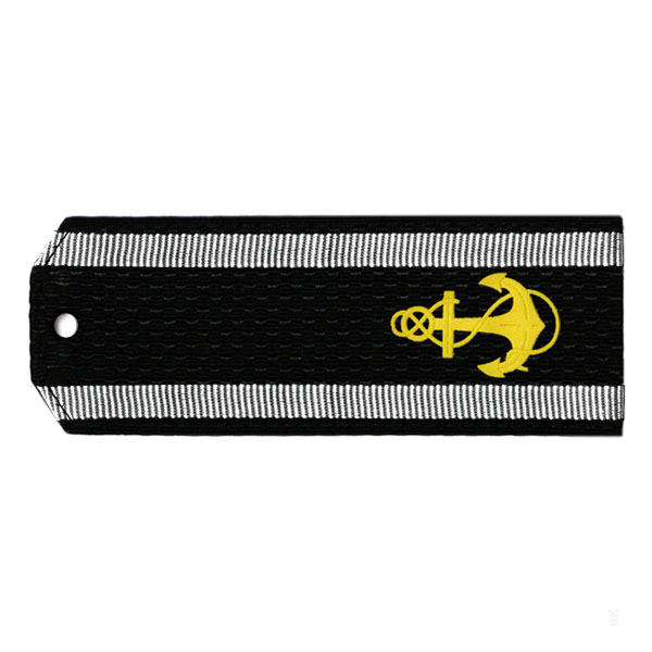 Погоны черн. курсант. ВМФ (якорь)