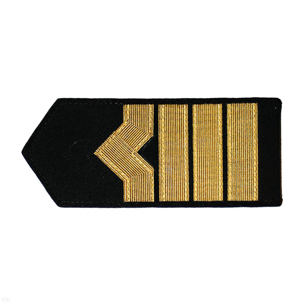 Погоны реч.фл. (жестк., галун) черн.: 9 катег.