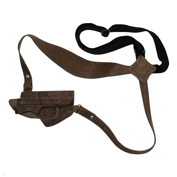 Кобура оперативная под ПМ горизонтальная на резинке ОК-2 (коричневая)