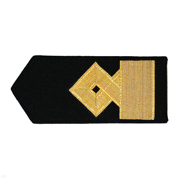 Погоны мор.фл. (жестк., галун) черн.: 10 катег.