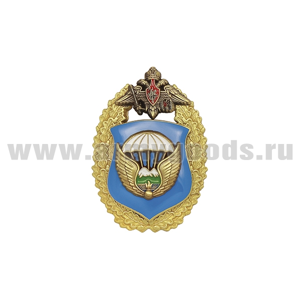 Значок мет. 7 гв. ДШД (щит в венке с орлом ВДВ)