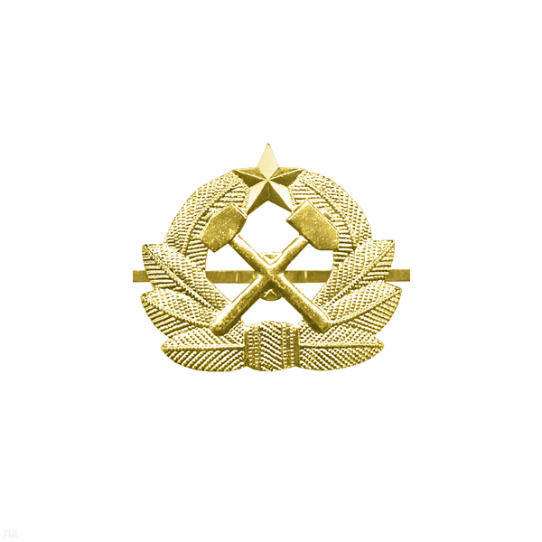 Кокарда мет. ВГСЧ h=3.5 см зол. со звездой