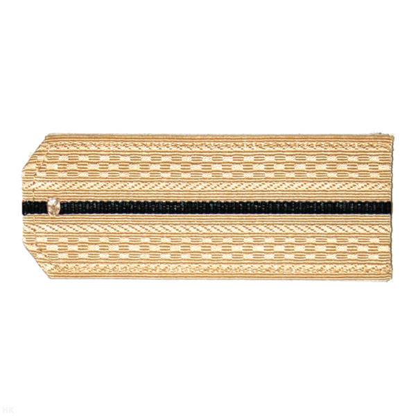 Погоны крем. 1 черн. пр.