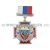Медаль 31 гв. ВДБр (серия ВДВ (красн. крест с венком) (на планке - лента РФ)