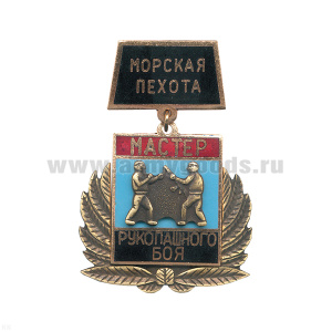 Медаль Мастер рукопашного боя (на планке - МП) гор.эм.