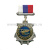 Медаль МП (акула) (на планке - лента РФ)
